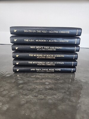 Agatha Christie Mystery Collection Lot of 6 (Bantam) Leatherette Hardcover-image
