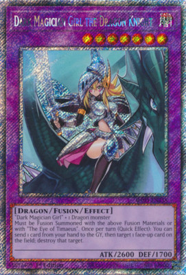 Yu-Gi-Oh! Dark Magician Girl The Dragon Knight RA03-EN258 Platinum Secret Rare-image