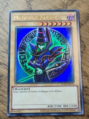 Dark Magician (V.3 - Ultra Rare)●YUGIOH●YGLD●2015●FRENCH●NM #10435-image
