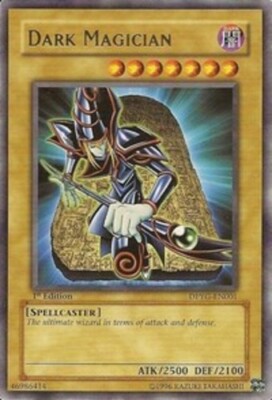 Yugioh! LP Dark Magician - DPYG-EN001 - Rare - 1st Edition Lightly Played, Engli-image