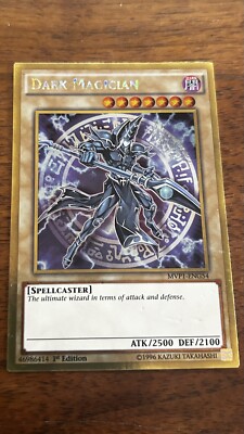 Yu-Gi-Oh! TCG Dark Magician MVP1-ENG54 Gold Rare 1st Edition Near Mint-image