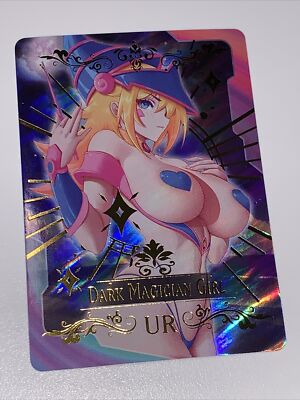 DARK MAGICIAN GIRL Yu-Gi-Oh! UR Goddess Story Anime Waifu Card Girl Foil Doujin-image