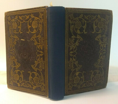 1851 KEEPSAKE of FRIENDSHIP Oliver Pelton * Engravings CHRISTMAS decor RARE book-image