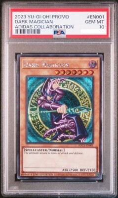 APSA 10 DARK MAGICIAN YuGiOh × adidas ADC1-EN001 Secret Rare YuGiOh Limited Card-image