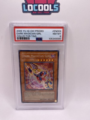 2005 Yugioh Collector Tins Promo DARK MAGICIAN GIRL CT2-EN004 Limited PSA 8-image