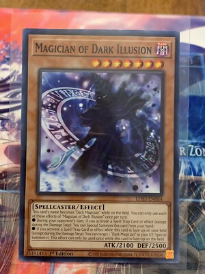 Yugioh x1 Magician of Dark Illusion LDS3-EN084 1st Ed Common (Near Mint!)-image