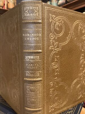 Franklin Library: DANIEL DEFOE: ROBINSON CRUSOE: 1704 SHIPWRECK SURVIVOR-image