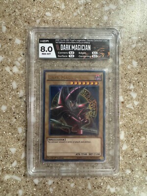 Dark Magician Ultra Rare 1st Edition 2015 Yu-Gi-Oh! YGLD-ENB02 HGA 8 MISLABEL-image