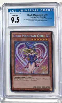 YuGiOh GRADED 2020 Dark Magician Girl MVP1-EN056 Ultra Rare 9 CGC-image