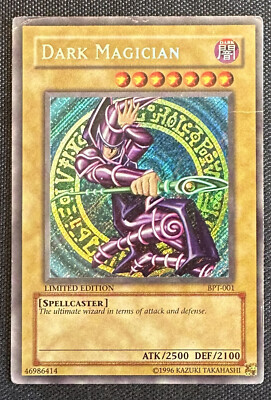YUGIOH Dark Magician BPT-001 Secret Rare Limited Edition MP-image