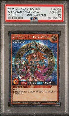 YUGIOH - Magician's Valkyria - Japanese Promo - RUSH DUEL RD/G002-JP002 - PSA 10-image