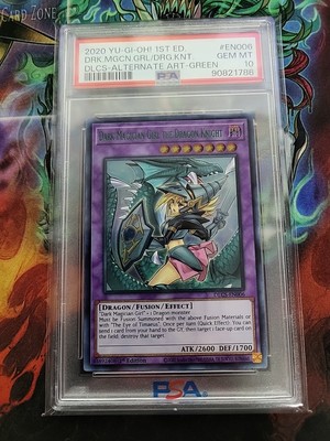 Dark Magician Girl the Dragon Knight Alternate Art (Green) DLCS-EN006 Psa 10-image
