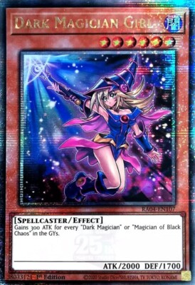 Dark Magician Girl Quarter Century Secret Rare RA04 YuGiOh- English, Near Mint-image