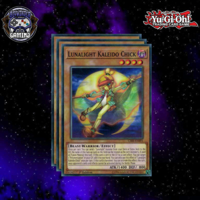3x 1st Edition Common Lunalight Kaleido Chick CIBR-EN091 M/NM-image