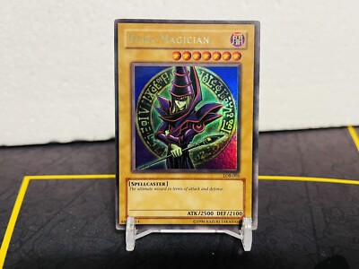 Dark Magician LOB-005 The Legend of Blue Eyes White Dragon Unlimited-image