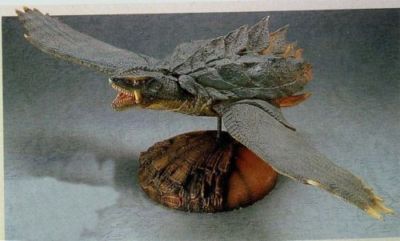 ALPHA FLYING GAMERA CONCEPT DESIGN TYPE PRE PAINTED VINYL MODEL KIT GODZILLA NEW-image