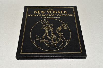 Easton Press NEW YORKER BOOK OF DOCTOR & PSYCHIATRIST CARTOONS 1ST 2001 LEATHER-image