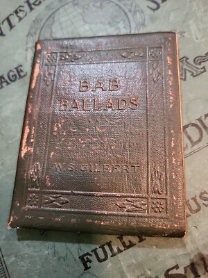 Bab Ballads Little Leather Book 1920 Great Vintage  COLLECTIBLE -image