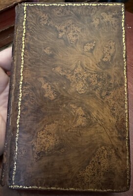 Mason's Poems collected w/ engraved portrait 1805 fine 19th century leather book-image
