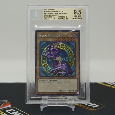 BGS 9.5 GEM MT Dark Magician #ADC1-EN001 Yu-Gi-Oh! Adidas Collaboration-image