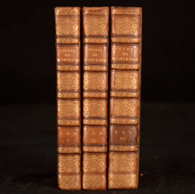 1813 3vols Oeuvres Diverses et Contes D'Antoine Hamilton-image