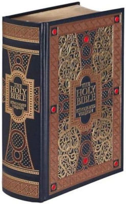 Holy Bible King James English Version Gustave Dore Illustrated Leather Bound Gif-image