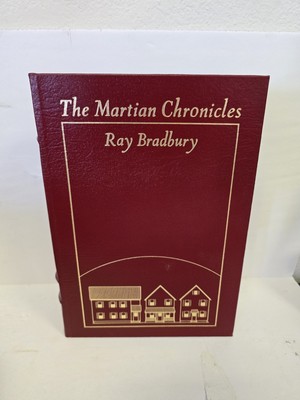 SIGNED Martian Chronicles by Ray Bradbury Easton Press Science Fiction 1989 HC-image