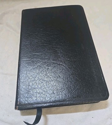 Holy Bible King James Ver. Red Letter Nelson Riverside 87RLBK Black Leather 1972-image