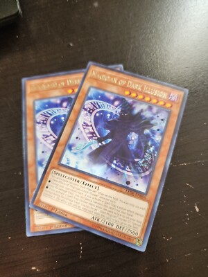 Yu-Gi-Oh! - 2X Magician of Dark Illusion- LED6-EN006 - Rare - 1st Edition y22-image