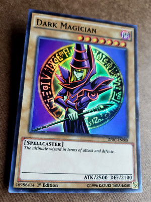 YUGIOH Konami FOIL DARK MAGICIAN Duelist Pack: Battle City SHSP-EN008 SUPER RARE-image