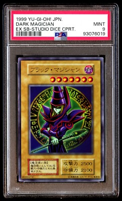 PSA 9 Mint Dark Magician EX Starter Box Studio Dice 1999 Japanese Graded-image