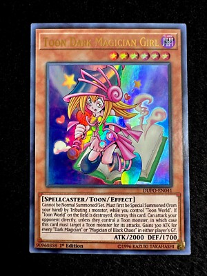 🔥 YUGIOH • TOON DARK MAGICIAN GIRL • ULTRA RARE • DUPO-EN041 • 1st • VLP 🔥-image