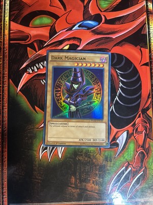 Yugioh Dark Magician YGLD-ENC09 1st Edition Ultra Rare LP Holofoil Free Shipping-image