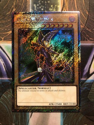 *** DARK MAGICIAN *** ALTERNATE PLATINUM SECRET RARE RA04-EN106 CT14 ART YUGIOH!-image