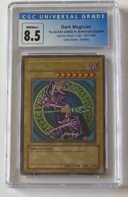 Yu-Gi-Oh! Dark Magician SDY-006, CGC 8.5-image
