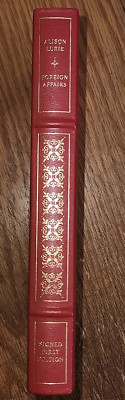 Foreign Affairs: Alison Lurie. Franklin Library. SIGNED 1st Ed. Leather. 1984-image