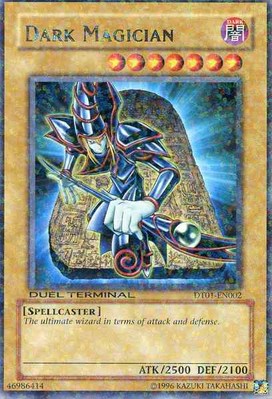 Dark Magician - DT01-EN002 - Rare - Duel Terminal x1 Moderately Played-image