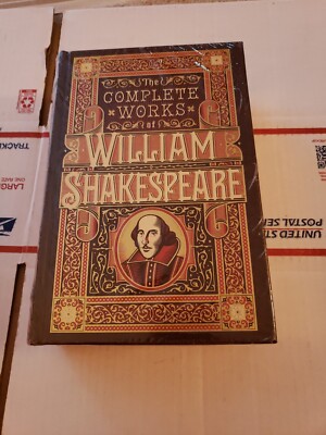 The Complete Works Of William Shakespeare ~ SEALED ~ LEATHER BOUND ~ BRAND NEW ~-image