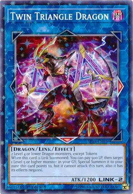 Twin Triangle Dragon - SP18-EN036 - Starfoil Rare - 1st Edition NM YuGiOh!  Star-image
