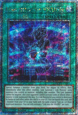 Link into the VRAINS! RA04-EN294 Quarter Century Secret Rare NM Yugioh-image