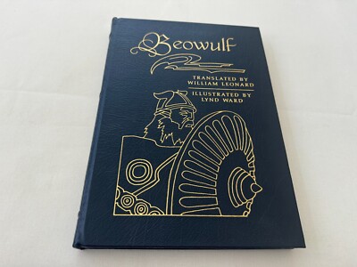 Easton Press BEOWULF William Leonard ILLUSTRATED by LYND WARD 1ST Leather SCARCE-image