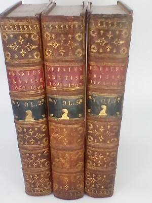1839,A COLLECTION OF PARLIAMENTARY DEBATES IN ENGLAND FROM THE YEAR 1668  3 vol.-image