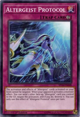 3x Altergeist Protocol - SP18-EN048 - Common - 1st Edition SP18 - Star Pack VRAI-image