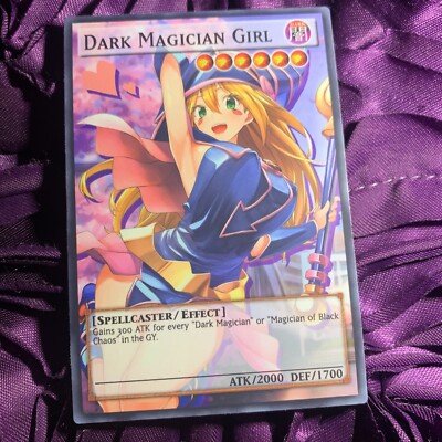 DARK MAGICIAN GIRL YU-GI-OH! GODDESS STORY Anime Girl Waifu Card Cherry Blossom-image