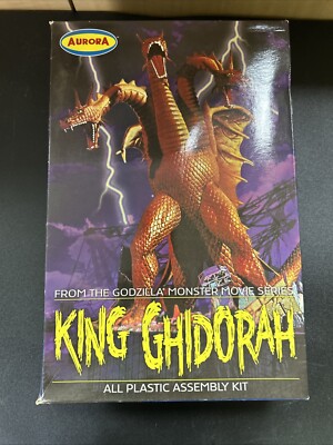 Aurora King Ghidorah FromThe Godzilla Monster Movie Series #6802 Plastic Kit VTG-image