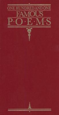 One Hundred and One Famous Poems - 0809288311, leather bound, Roy Jay Cook-image