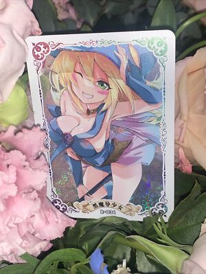 DARK MAGICIAN GIRL Yu-Gi-Oh! Goddess Story Anime Waifu Foil Girl Card-image