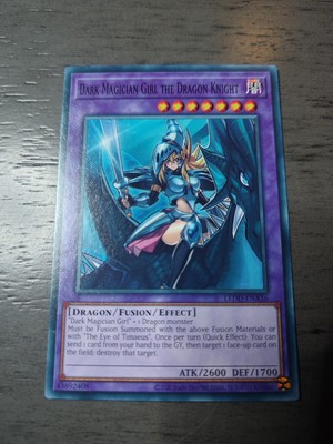 *Dark Magician Girl the Dragon Knight* LEDD-ENA36 Legendary Dragon Decks 1st...-image
