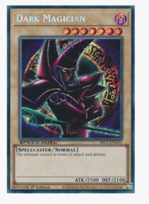 Dark Magician (G) (Secret Rare) SBC1-ENG01 Secret Rare YuGiOh-image