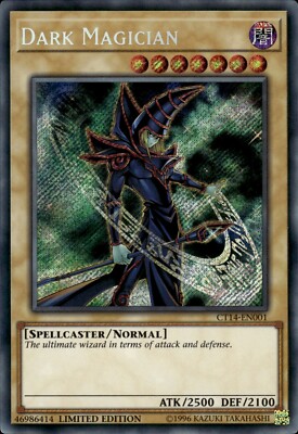 Dark Magician - Secret Rare Limited Edition CT14-EN001 - NM - YuGiOh-image